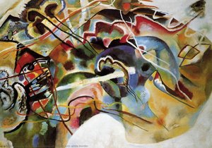 Obraz Z Białym Obramowaniem — Wassily Wassilyevich Kandinsky