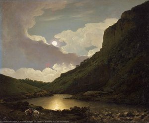 Matlock Tor At Moonlight — Joseph Wright Of Derby
