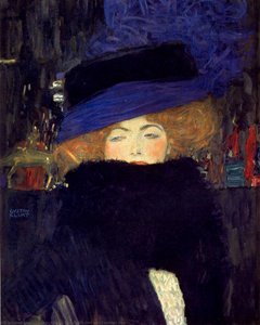 Lady With Hat And Feather Boa — Gustav Климпт