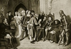 James Iv In Council Before The Battle Of Flodden — John Faed