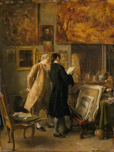 An Artist Showing His Work — Jean-louis Ernest Meissonier