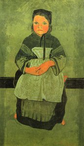 Little Breton Girl Seated (also Known As Portrait Of Marie Francisaille) — Paul Sérusier