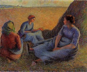 Haymakers Em Repouso — Camille Pissarro