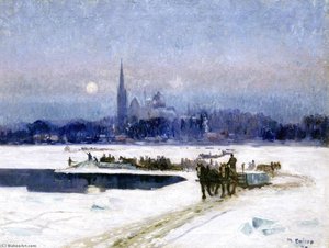 Ice Cutters, Longueil — Maurice Cullen