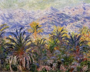 Palmove Drevese V Bordigheri — Claude Monet