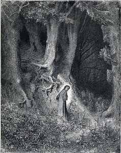 Homem Sob Uma Árvore — Gustave Doré