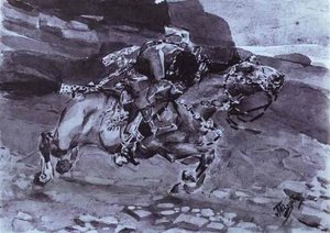 Rider (''is Carried Horse Faster Of Fallow-deer...'') — Mikhail Vrubel