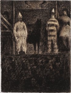 Sidewalk Show — Georges Seurat