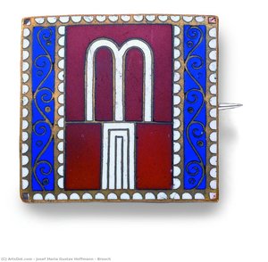 Brooch — Josef Maria Gustav Hoffmann