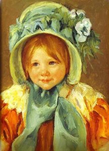 Sarah Im Grünen Bonnet — Mary Stevenson Cassatt