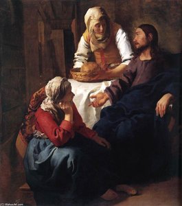 Christ In The House Of Martha And Mary — Johannes Vermeer