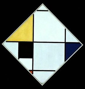 Diagonal Komposition — Piet Mondrian