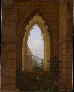 Gothic Windows In The Ruins Of The Monastery At Oybin — Carl Gustav Carus