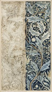 Design For Membland Hall Tile Panel — William Morris