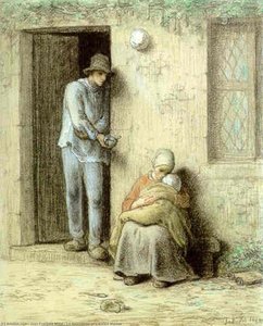 El Nourrisson O El Niño Enfermo — Jean-françois Millet