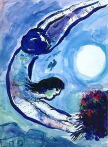 Acrobata Con Ramo — Marc Chagall