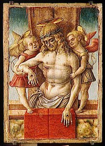 Le Christ Mort Soutenu Par Deux Anges — Carlo Crivelli