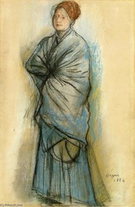 Donna in Blu (Ritratto di Mlle. Helene Rouart)