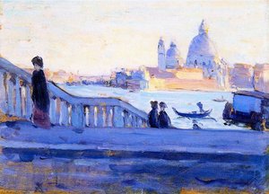 La Salute From The Ponte Della Paglia, Venice — Clarence Alphonse Gagnon