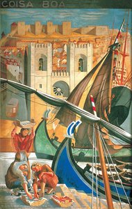 Varinas (fishwives) Sorting The Fish — José Sobral De Almada Negreiros