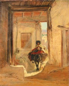 Passage À Bou Saada — Eugène Girardet