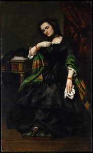 Madame Auguste Cuoq (mathilde Desportes, 1827–1910) — Gustave Courbet