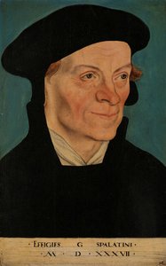 Porträt Des Reformators Georg Spalatin — Lucas Cranach Der Ältere