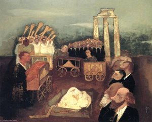 Entombment (also Known As Organ Grinders At The Roman Forum) — Felix Nussbaum
