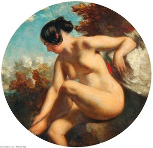 Bather Turned To The Left — William Etty