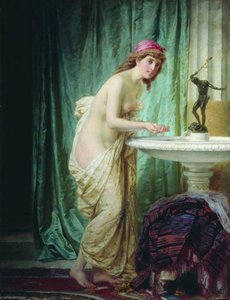 The Morning Toilet — Fjodor Bronnikow