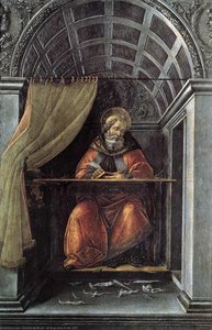 San Agostino Nella Sua Cellula — Sandro Botticelli