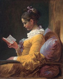 Une Jeune Fille Lisant — Jean-honoré Fragonard