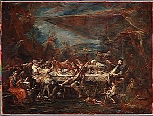 Banquet Nuptial De Bohemiens — Alessandro Magnasco