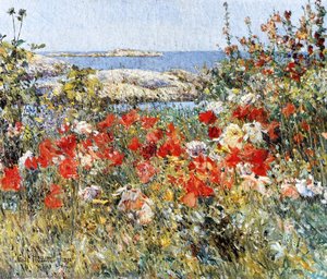 Giardino Di Celia Thaxter, Isole Degli Shoals, Maine — Frederick Childe Hassam