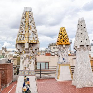 The Roof Of Palau Güell, Barcelona — Antoni Gaudí