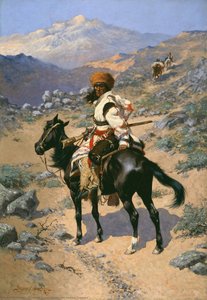 Un Trappola Indiano — Frederic Remington