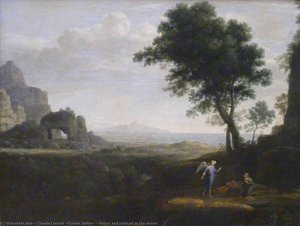 Hagar And Ishmael In The Desert — Claude Lorrain (claude Gellée)