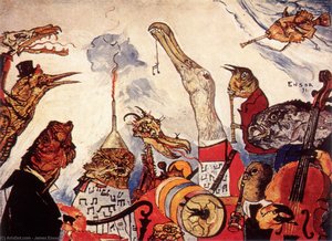 Die Erschreckenden Musikanten — James Ensor