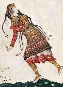 Udskrift Af Kostumer Til "ritualet Om Foråret" — Nikolai Roerich