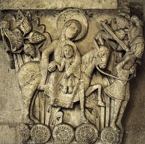 Flight Into Egypt — Gislebertus