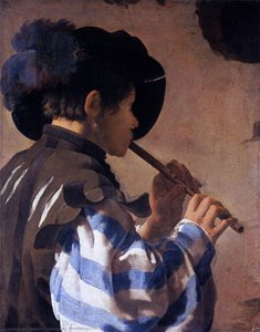 Boy Playing A Fife — Hendrick Terbrugghen
