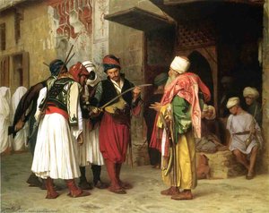 Old Clothing Merchant In Cairo (also Known As Roaving Merchant In Cairo) — Jean-léon Gérôme
