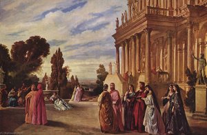 Deutsch Garten Des Ariost — Anselm Feuerbach