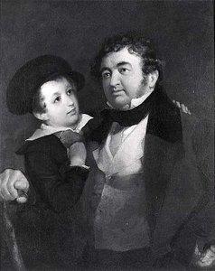 Byrd Charles Willis, Col, And His Son Achille Murat Willis, (painting) — Emanuel Gottlieb Leutze