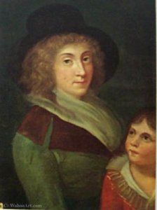 Ritratto Di Giulia Beccaria E Suo Figlio Alessandro Manzoni Bambino — Andrea Appiani
