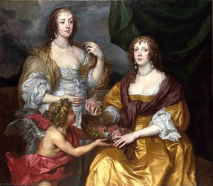 Lady Elizabeth Thimbelby Et Sa Sœur — Sir Anthony Van Dyck