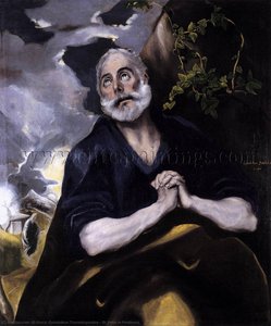 San Pedro En Penitencia — El Greco