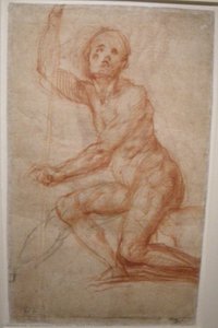 Study Of A Seated Man — Jacopo Carucci