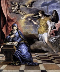 The Annunciation — El Greco