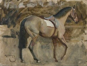 Studie Eines Braunen Rennpferdes — Sir Alfred James Munnings